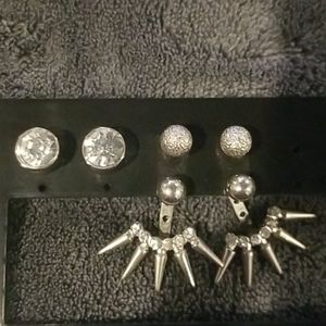 3 pairs of earrings